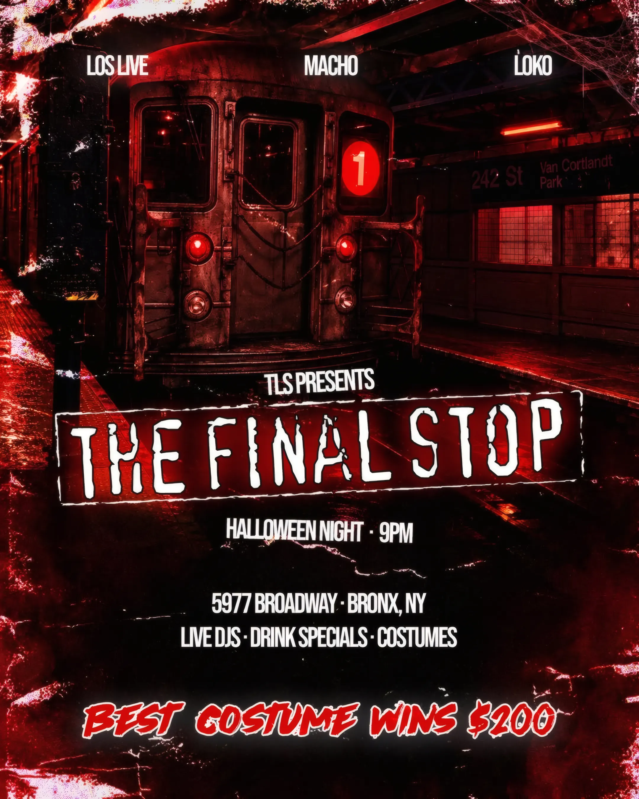 The Final Stop flyer